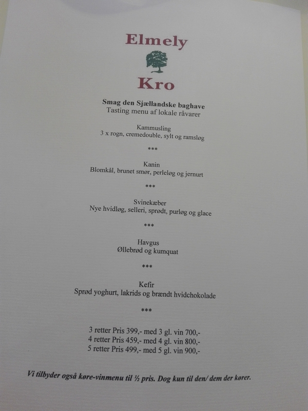 Menu Elmely Kro-7